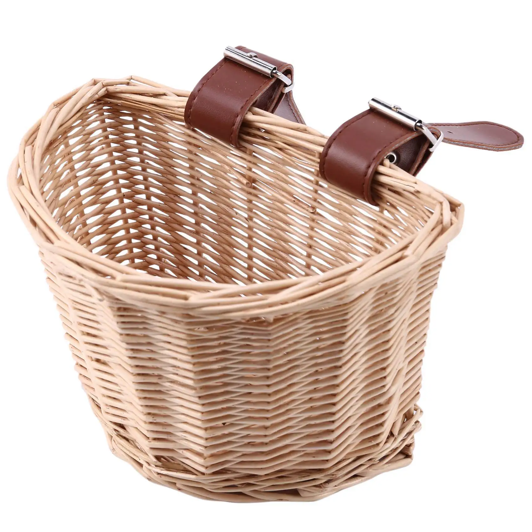 Baskets Bike Scooter Basket Kids Bicycle Front Basketxs(wood Color)