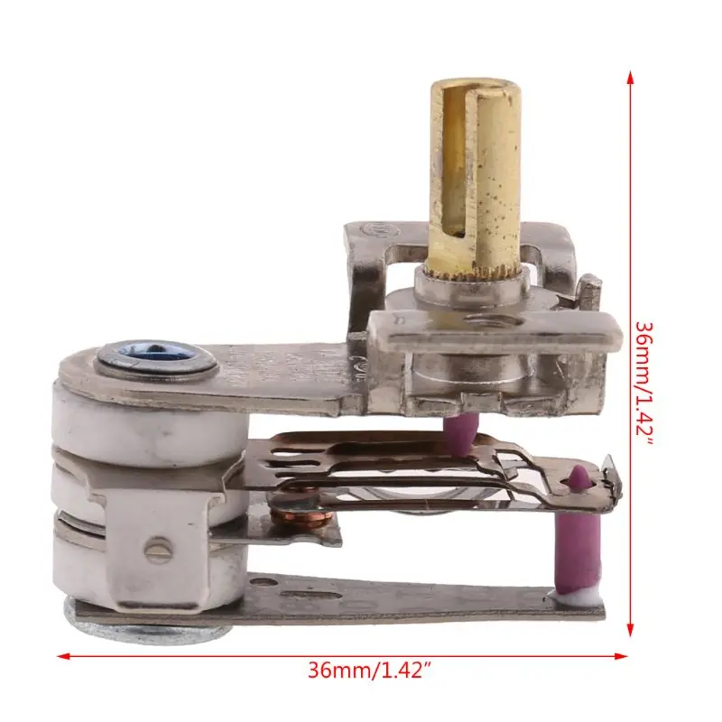 

WSND AC 250V 16A Adjustable 90 Celsius Temperature Switch Bimetallic Heating Thermostat KDT-200 High Quality