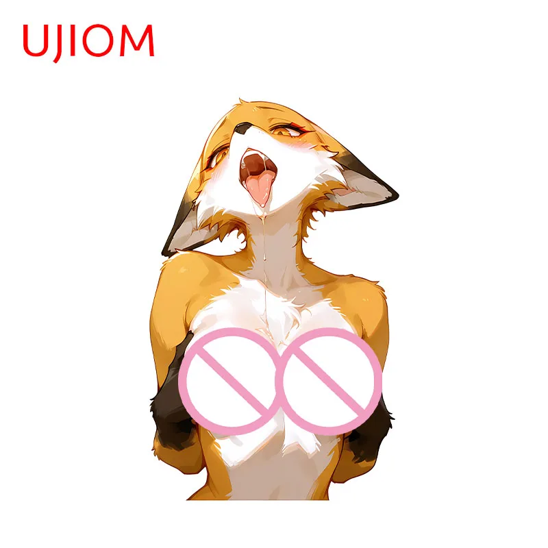 Настенная наклейка UJIOM Красный лис