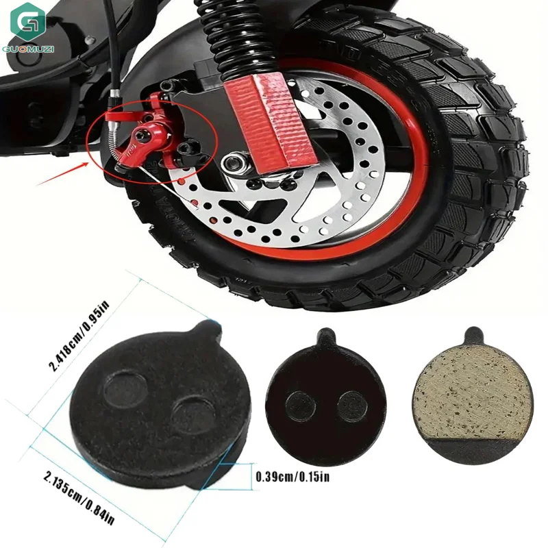 Фото 1 пара для Ninebot F30 F40 F20 SmartGyro Speedway Rockway VSETT 9 9+, тормозная колодка для электрического скутера для KUGOO M4/M4 PRO, дисковый суппорт №1