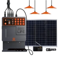 solar radio 4 led lamps mini solar home lighting kit solar home system solar for house use and camping