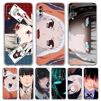 anime kakegurui face phone case for samsung galaxy a50 a70 a20 a30 a40 a20e a10 a10s a20s a02s a12 a22 a32 a52s a72 5g cover