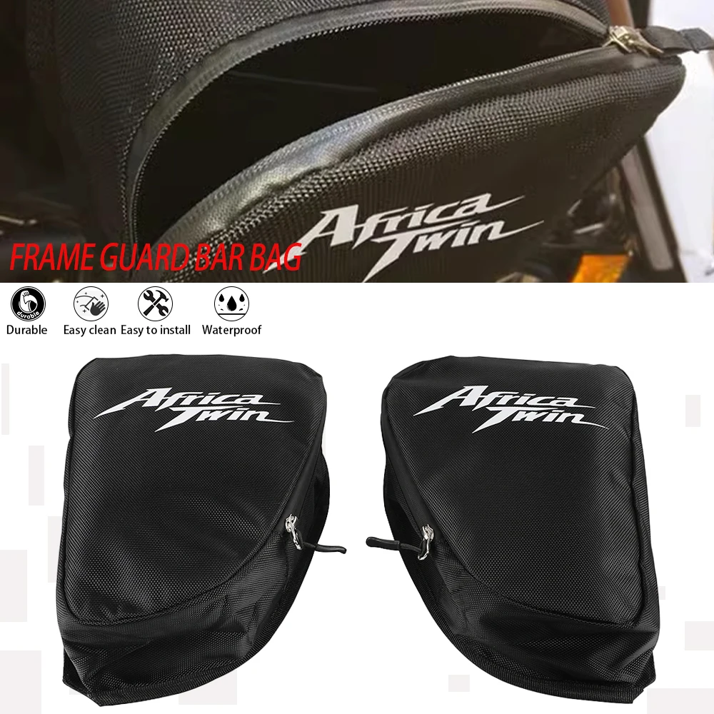 

2023 Frame Crash Bar Bags Tool Placement Travel bag For Honda CRF1100L CRF 1100L Africa Twin/Adventure Sports ES DCT 2019-2022