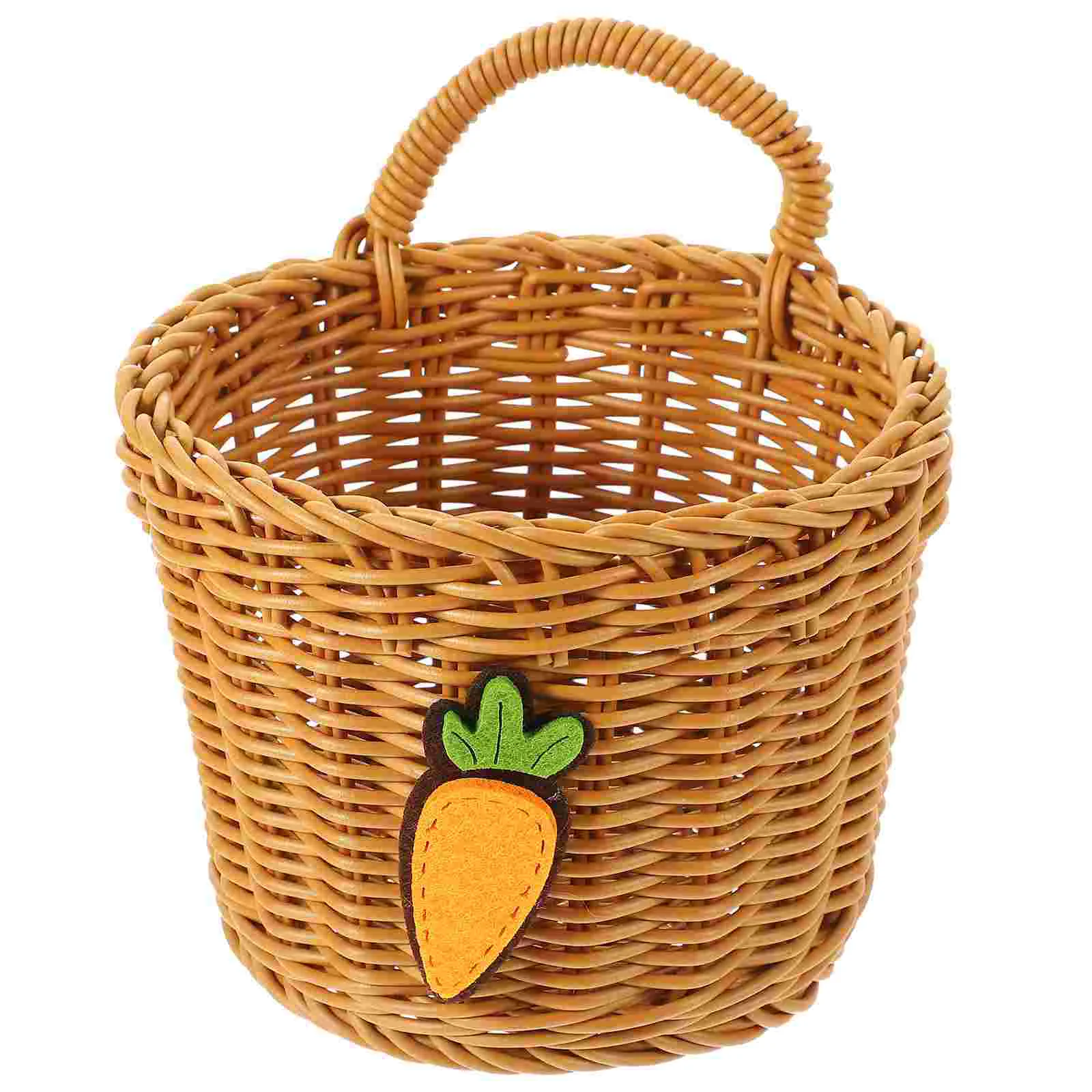 

Woven Sundries Basket Wall Storage Basket Woven Basket Hanging Wall Vegetable Fruit Basket