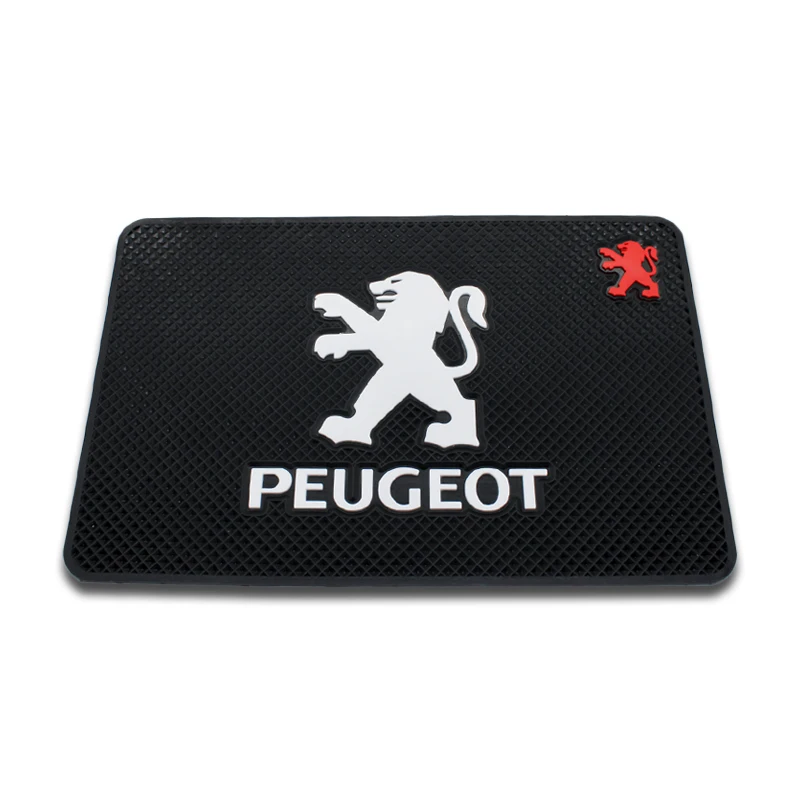 

1 Pcs Car Interior Accessories Loo Anti Slip Mat Phone Holder Non-Slip Mat For Peugeot 206 308 307 207 208 3008 407 508 2008 RCZ