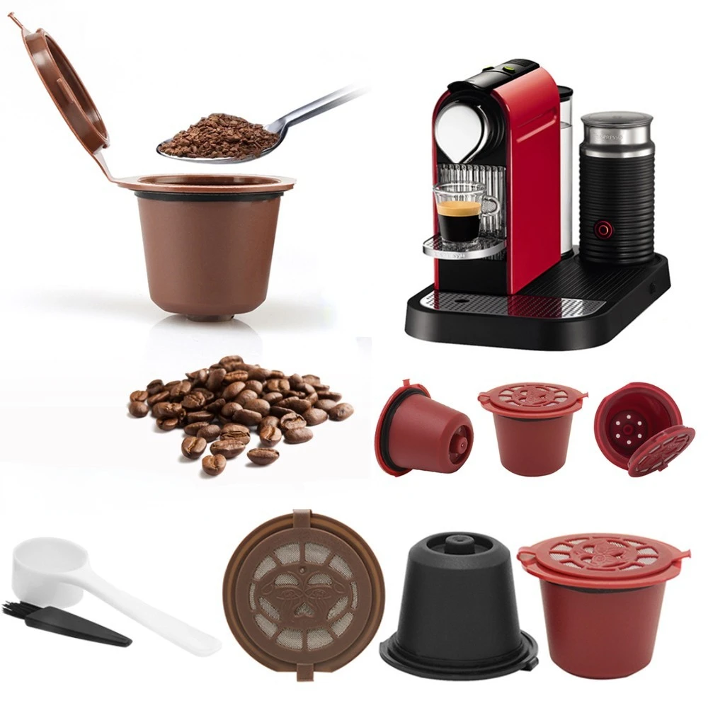 1/3 шт. многоразовые зеркальные фильтры для кофемашины Nespresso |