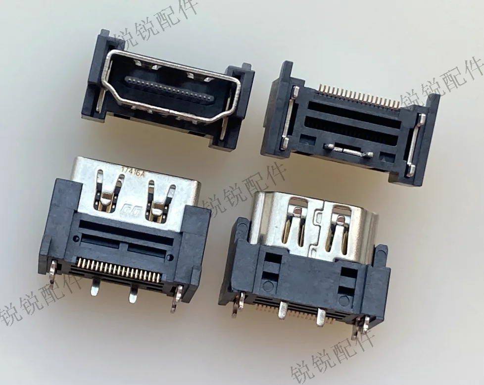 Бесплатная доставка Для импортного разъема HDMI 19P гнездовой разъем вертикальный SMT Тип A гнездо HD интерфейс передачи гнездо h13мм