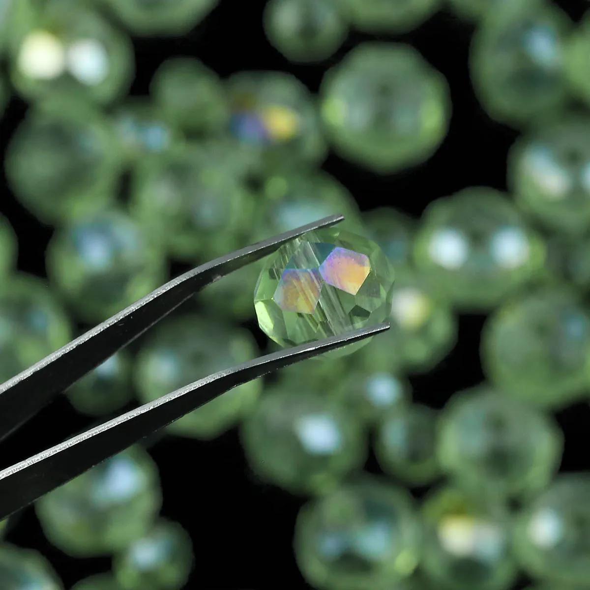 Плоские круглые бусины из австрийского хрусталя для ювелирных изделий 2/3/4/6/8/10 мм