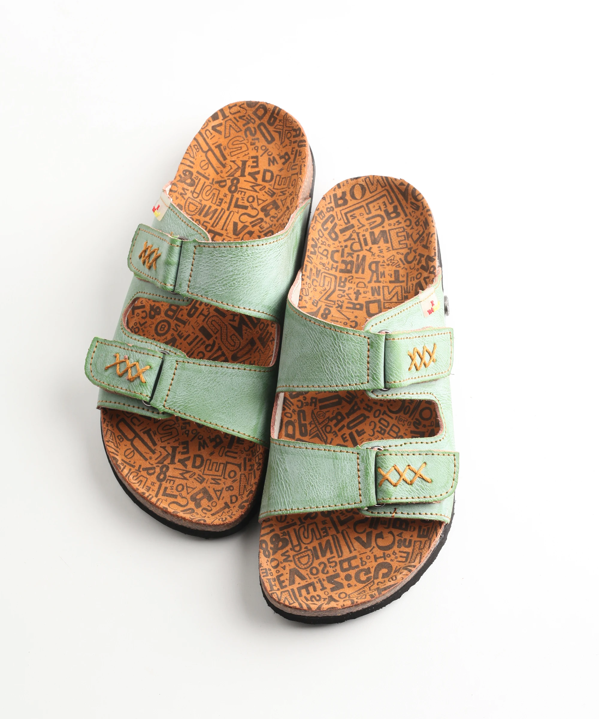 Летние повседневные шлепанцы сплошной цвет с двойным уплотнением для мужчин и