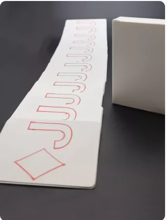 Идеальное привидение ангела Мираге Колода карты Волшебные трюки Крупным планом