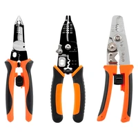 wire stripping pliers cutting cable cutter multitool stripper terminals crimper line scissors for electricians hand tools