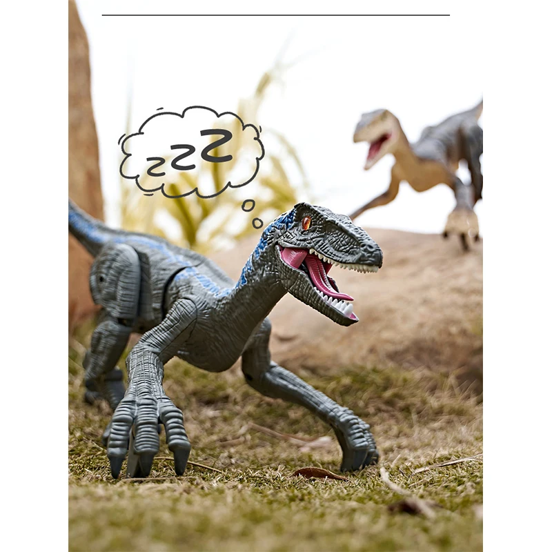 Радиоуправляемые игрушки модель животного Электрический динозавр Раптор