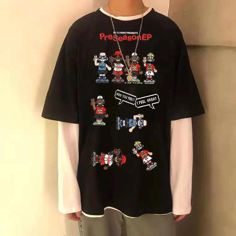 

How You Feel I Feel Great Tshirt Men Women Oversized T-shirts Dj Scheme Presntes Preseasonep Tshirt Men's T Shirt Short Sleeve