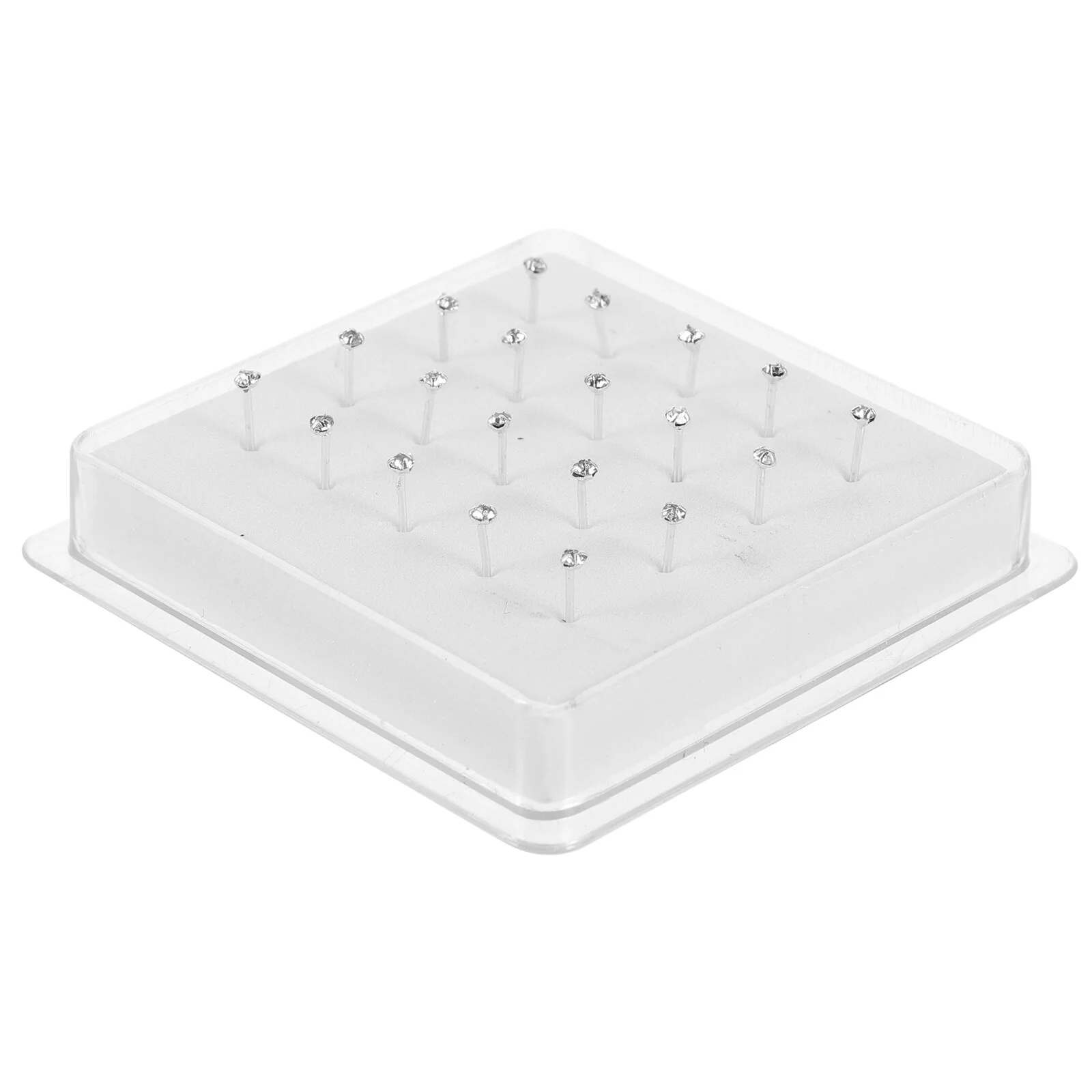 

20 Pcs Paw Straight Nose Studs Colored Rings Small Unique Sterling Silver Women Cool Boxed