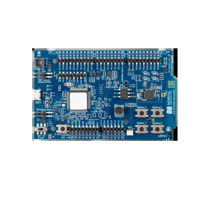 NRF52-DK макетная плата Bluetooth с низким энергопотреблением и сеткой для nRF52810/nRF52832 SoCs