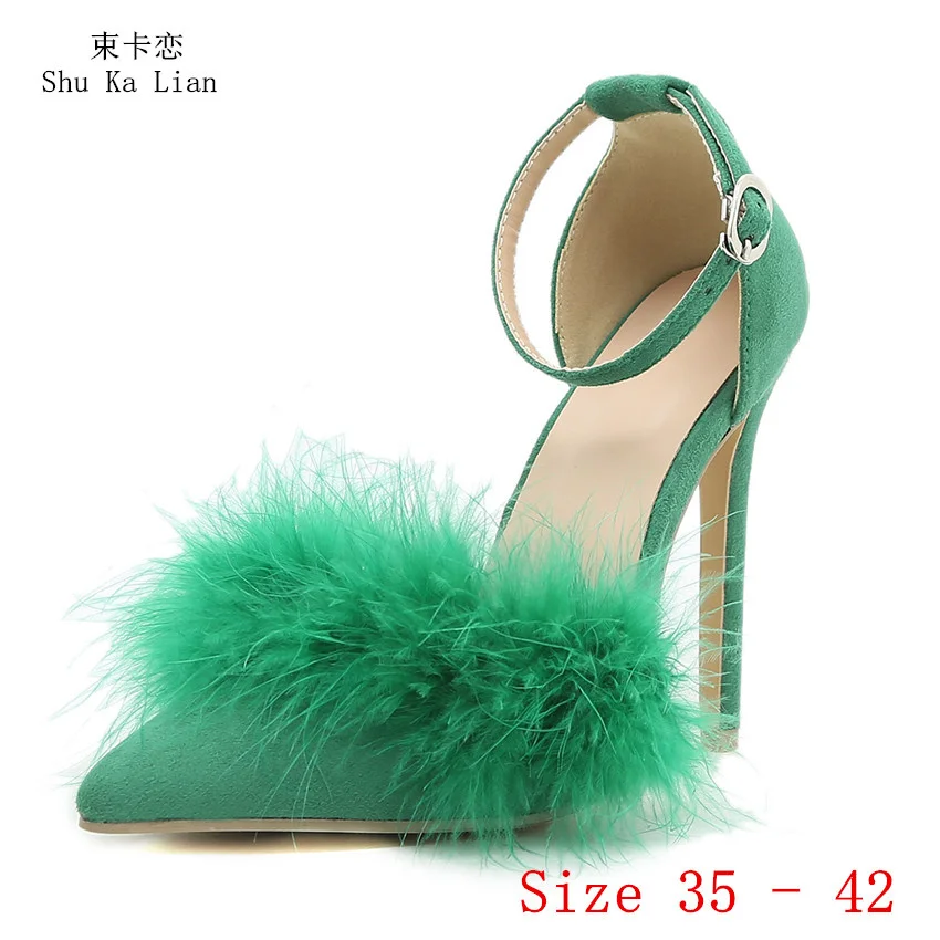 

Туфли-лодочки женские на высоком каблуке 11,3 СМ, Размеры 35 - 42