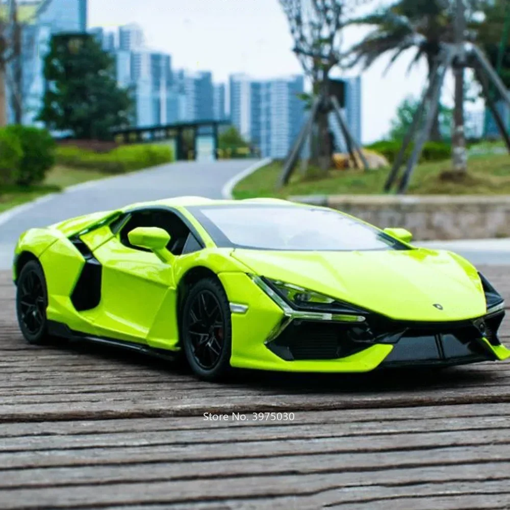 1:24 Lambor Revuelto игрушки из сплава литые под давлением модели автомобилей со звуковым