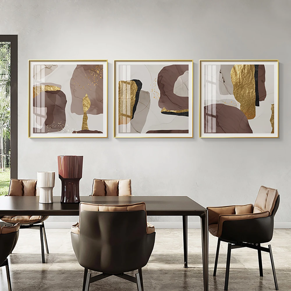 Скандинавский светильник роскошный стиль печать золотистый цвет домашняя