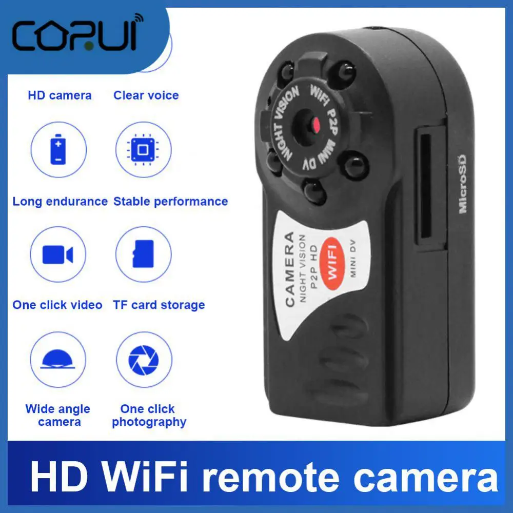 

Wireless Ip Cam Long Standby Time Motion Detection Night Vision Small Cameras High-definition Night Vision Display Smoother