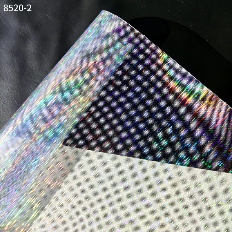 

1 ярд прозрачные печатные ПВХ голографические листы из искусственной кожи для украшения дома аксессуары Зонты серьги «сделай сам»