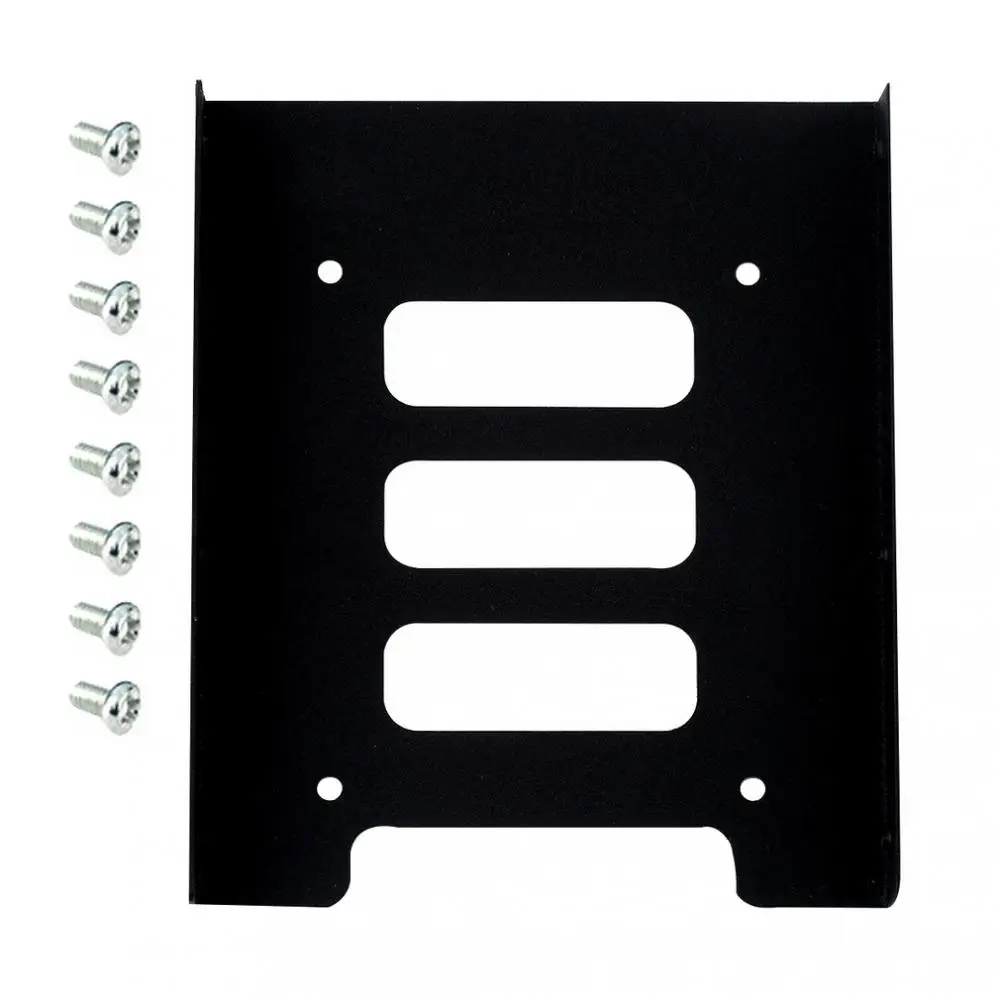 

Aluminum 2.5'' To 3.5'' Hard Disk Drive Mounting Bracket Kit Internal HDD SSD SATA Bay Converter HDD Mounting Dock Tray Adapter