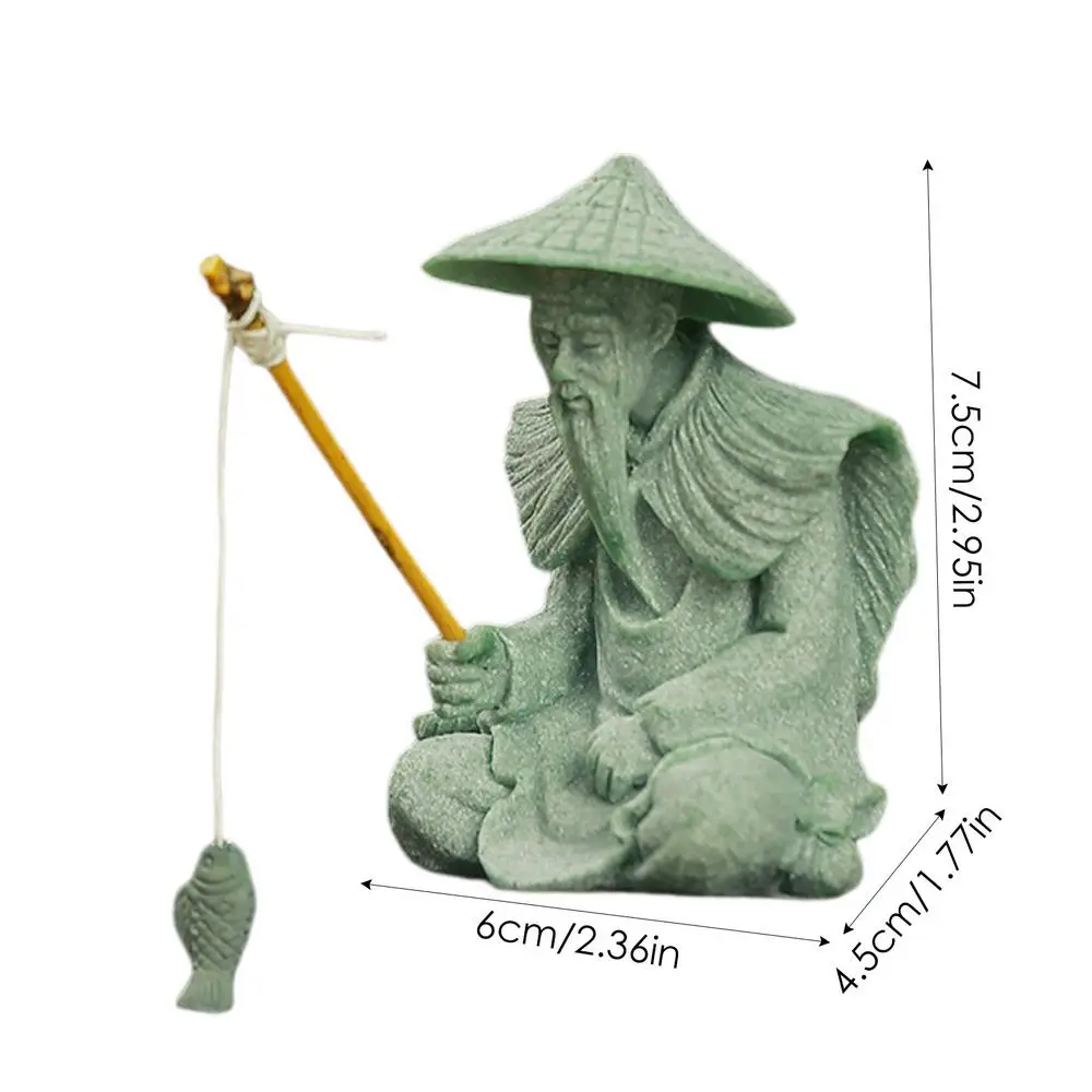 

Мини-статуя рыбака из песчаника