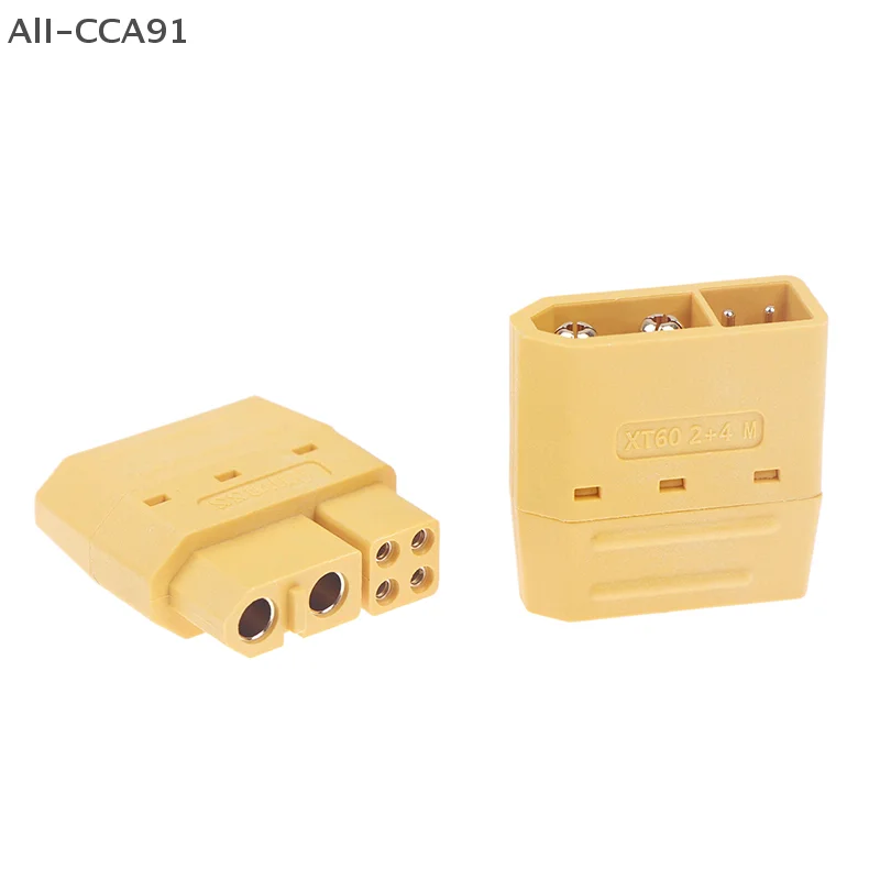 CCA91-1 пара XT60 (2 + 4) штекерный разъем с сигнальным штифтом и оболочкой аксессуары