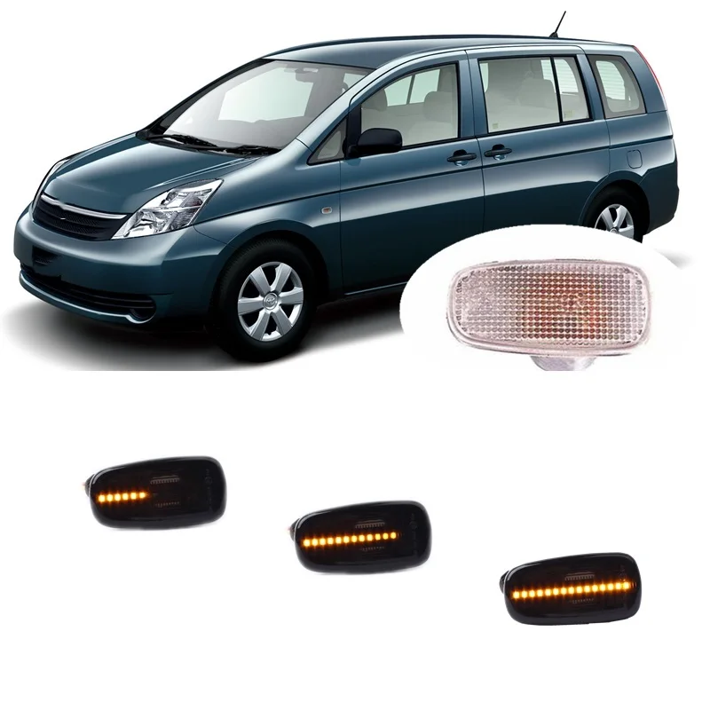 для Toyota ISIS ANM1 # ZGM1 ZNM10 2004 2005 2006 2007 2008 2009 динамический светодиодный индикатор