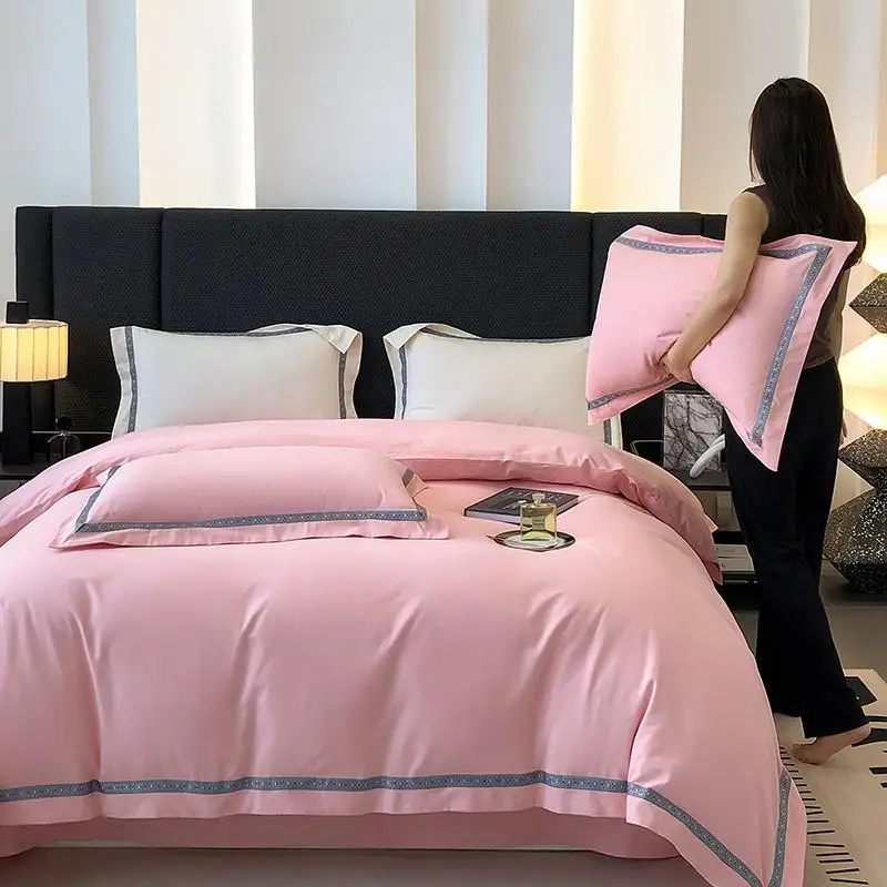 

Комплект постельного белья IvaRose HOME TEXTILE 4 шт., белый, 100% хлопок