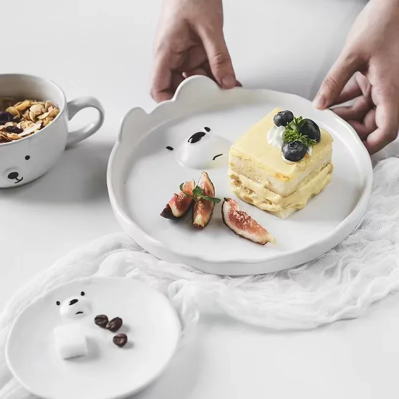 Итальянская миска для макарон кофейная чашка молока керамическая белая тарелка