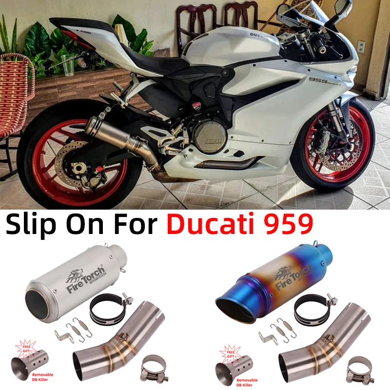 Слипоны для Ducati 959 Panigale системы выхлопных газов мотоцикла модификация глушителя