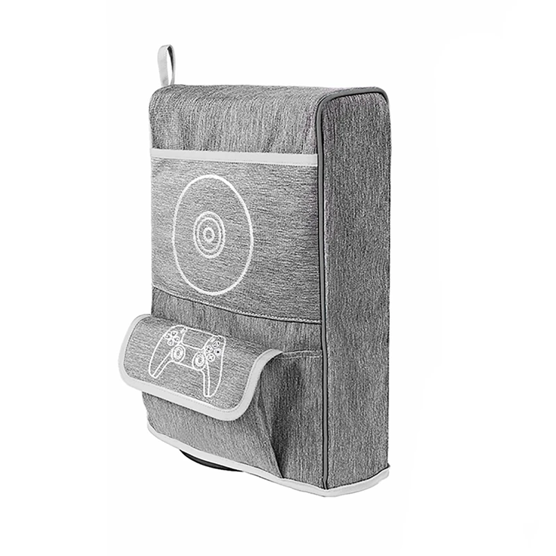 

Multifunctional Nylon Dust Cover Storage Bag for PS5 Game Controller Carrying Case Protective Housing Case