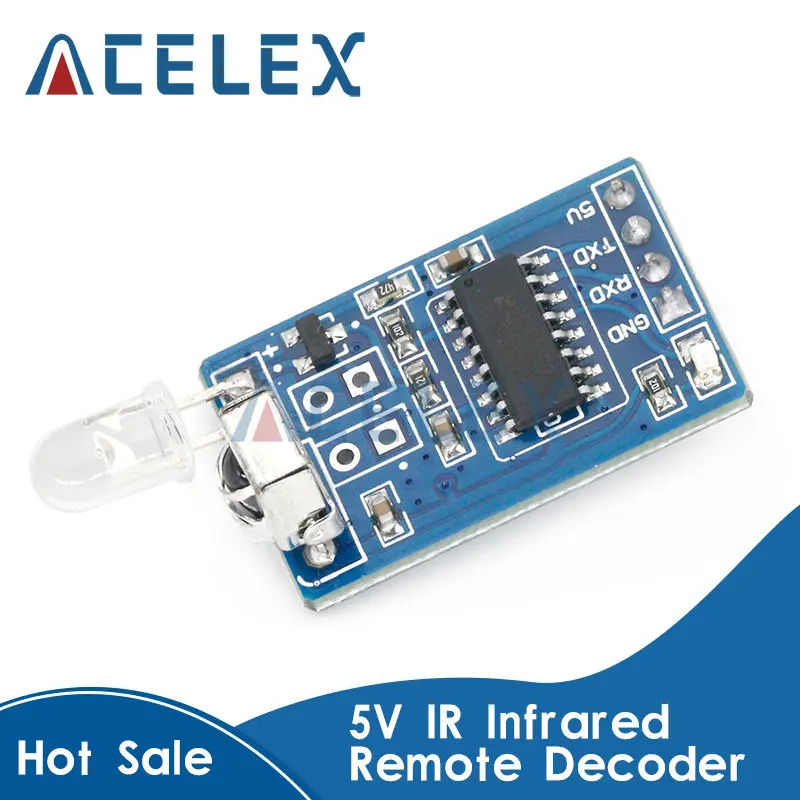 

5V IR Infrared Remote Decoder Encoding Transmitter Receiver Wireless Module Quality in Stock