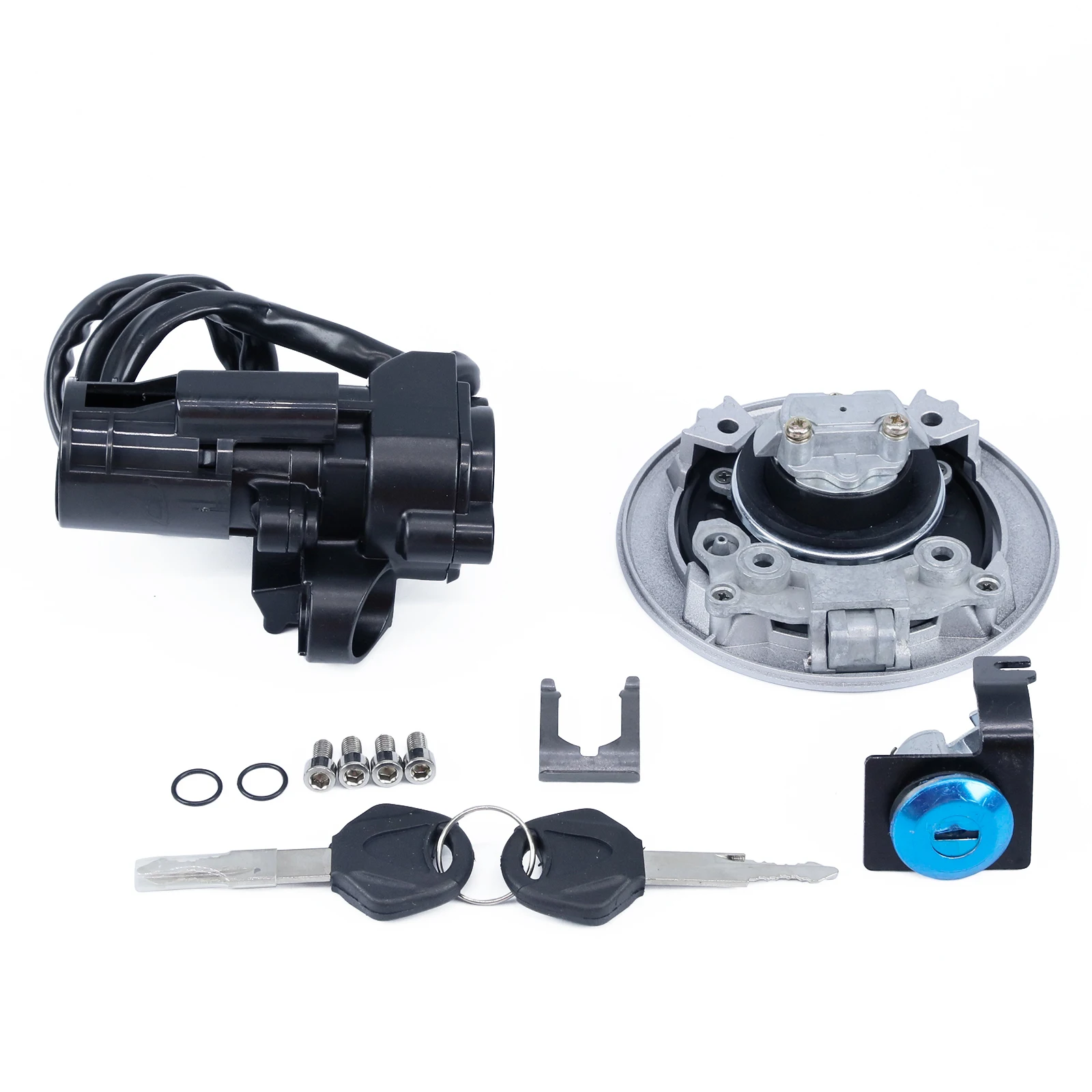 FXCNC мотоциклетный переключатель зажигания крышка топливного бензобака набор