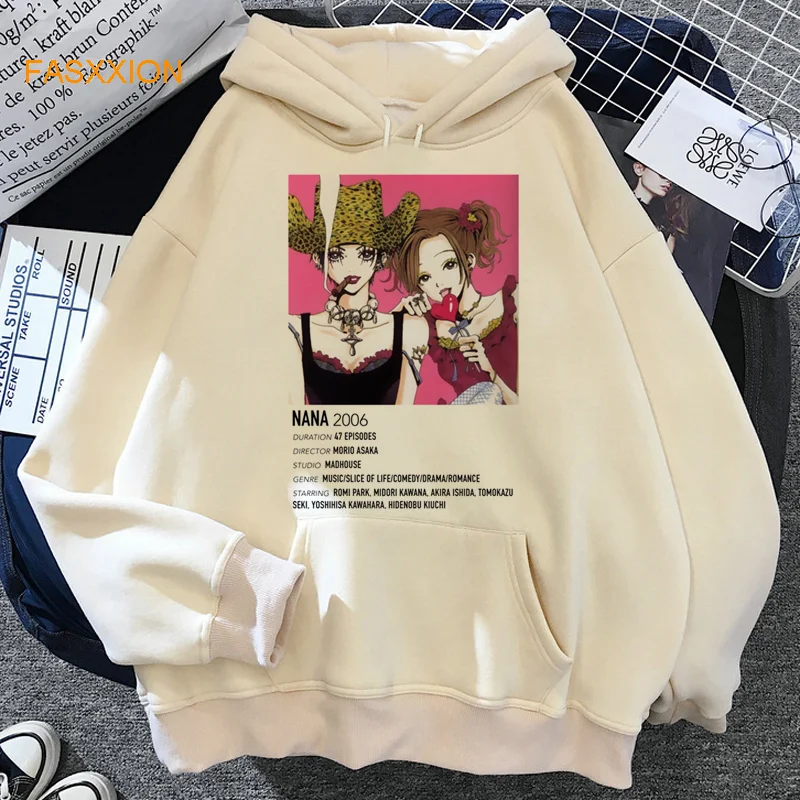 

Nana hoodies women grunge printed female hoddies printed