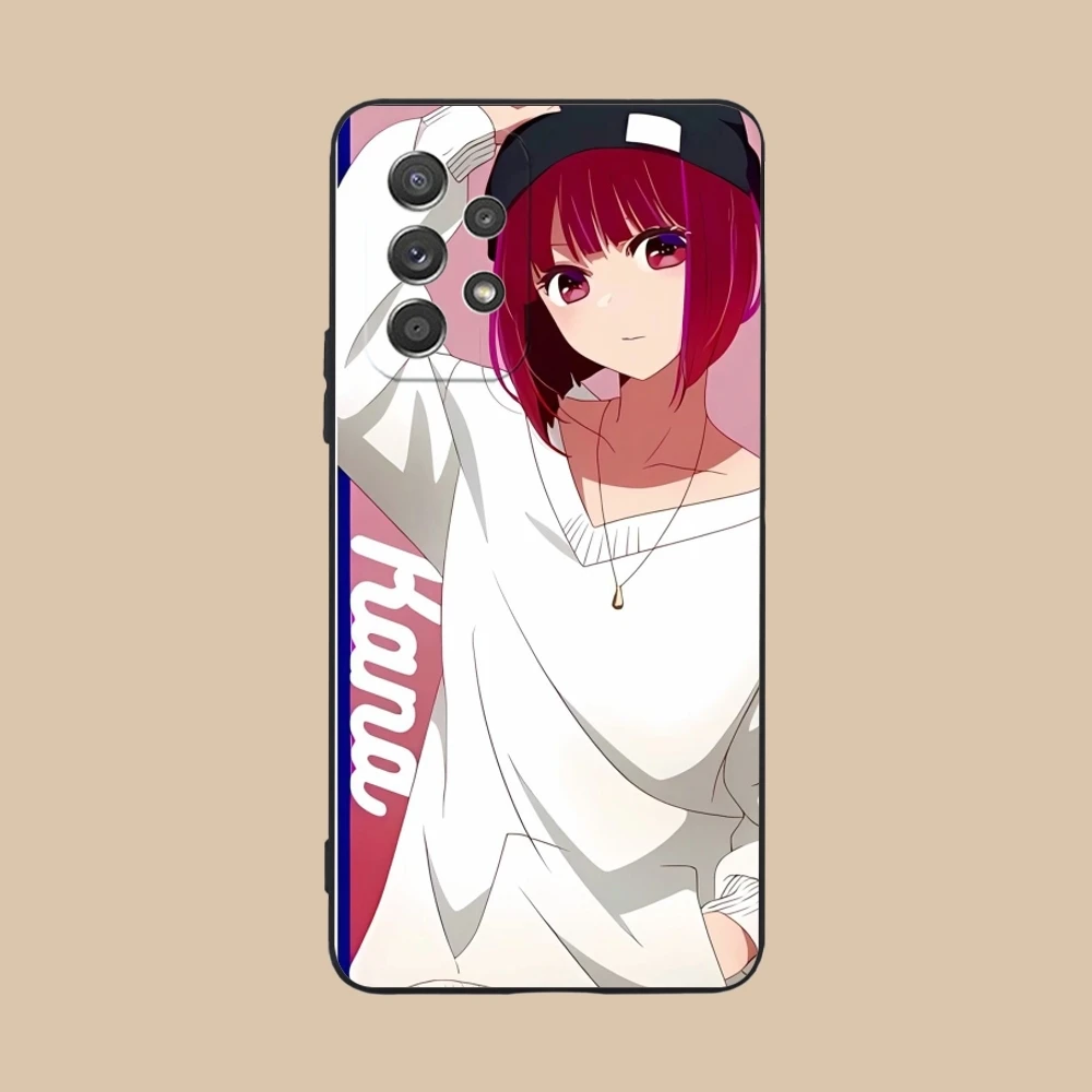 Oshinoko AI милый чехол для мобильного телефона Samsung Galaxy A91 73 71 70 54 53 52 34 24 23 21 S 5G черный