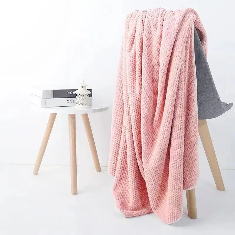 Household Thickened Super Absorbent Net Red Bath Towel Children Adult Large Bath Towel