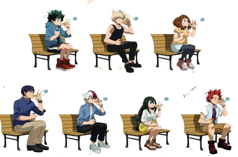 

Anime My Hero Academia Midoriya Izuku Bakugou Katsuki Acrylic Figure Stand Display Model Plate Cosplay Desktop Decor Accessories