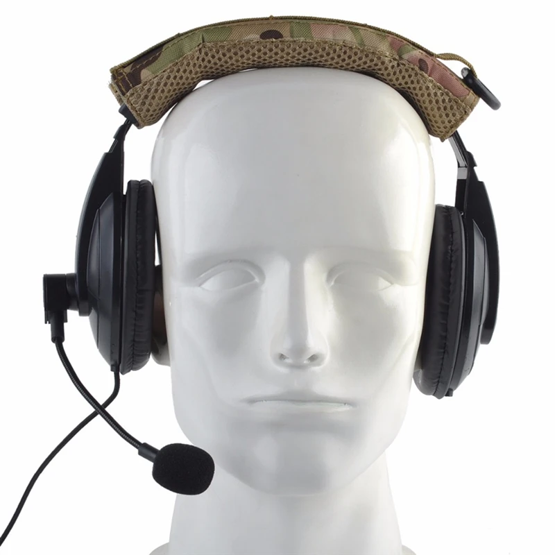 Outdoor Modular Headset Cover Molle Headband for General Tactical Earmuffs Microphone Hunting Shooting Headphone | Спорт и