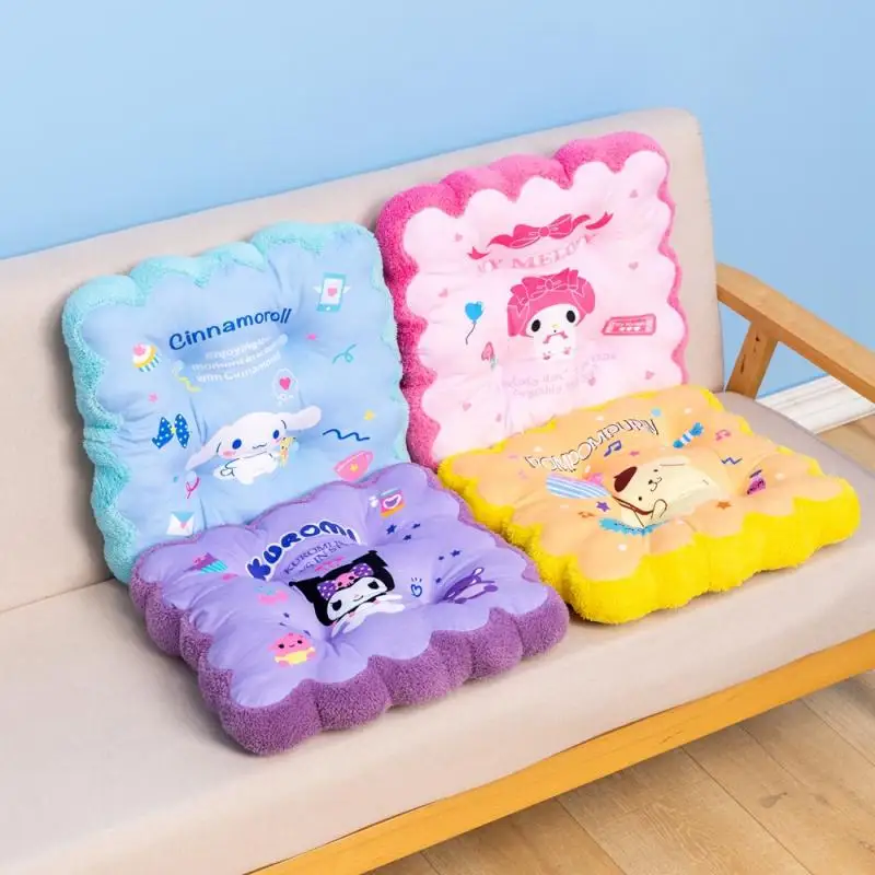 

Kawaii Sanrio Seat Cushion Mymelody Kuromi Cinnamoroll Cartoon Home Seat Cushion Office Rest Cushion Car Rest Supplies