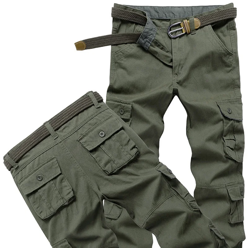Nice Summer Multi-Pocket Casual Pants Men Military Tactical Joggers Cargo Pants Men's Outdoor Hiking Trekking Sweatpants Male