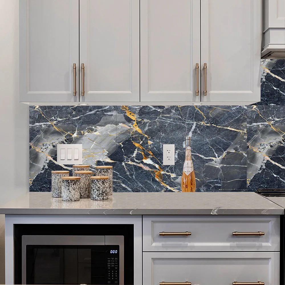 Мраморная кристаллическая твердая керамическая плитка для ванной комнаты