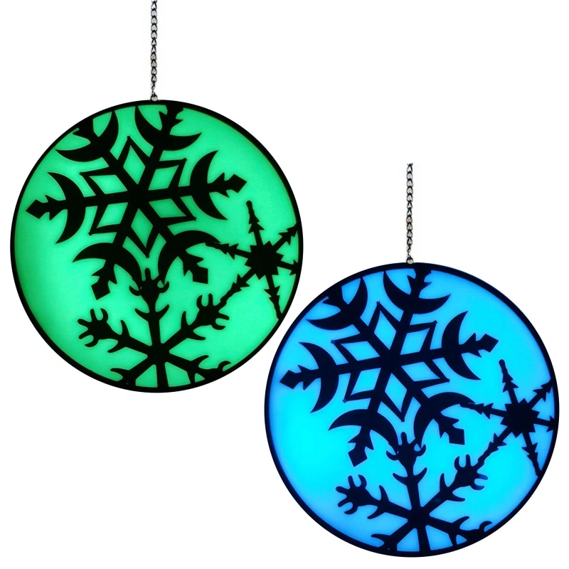 

Украшение H051, подарок, светящийся Рождественский кулон силуэта, шарм, декоративные принадлежности