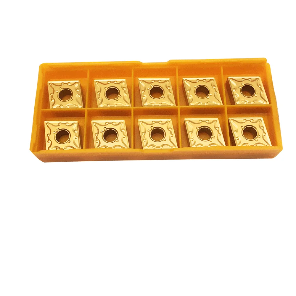 

10PCS CNMG120404/CNMG431 CNMG120408/CNMG432 Lathe Turning Carbide InsertsTurning Insert Used for Steel Stainless Iron Cast Iron