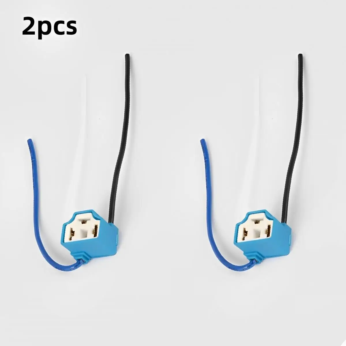 

2pcs ABS H4 Ceramic Female Wire Harness Connector Car Wire Socket Adapter Connectors for LED Headlight / Fog Lights