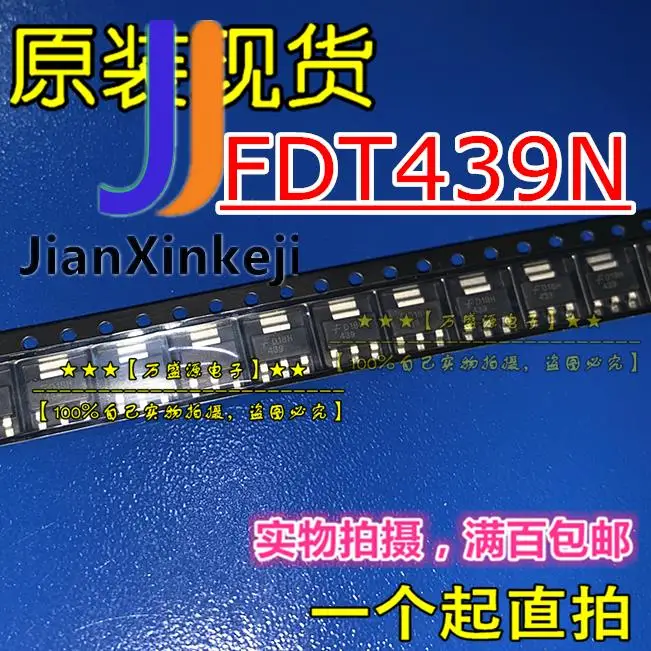 

10pcs 100% orginal new FDT439N FDT439 Printing 439 SMD SOT-223 Field Effect Transistor