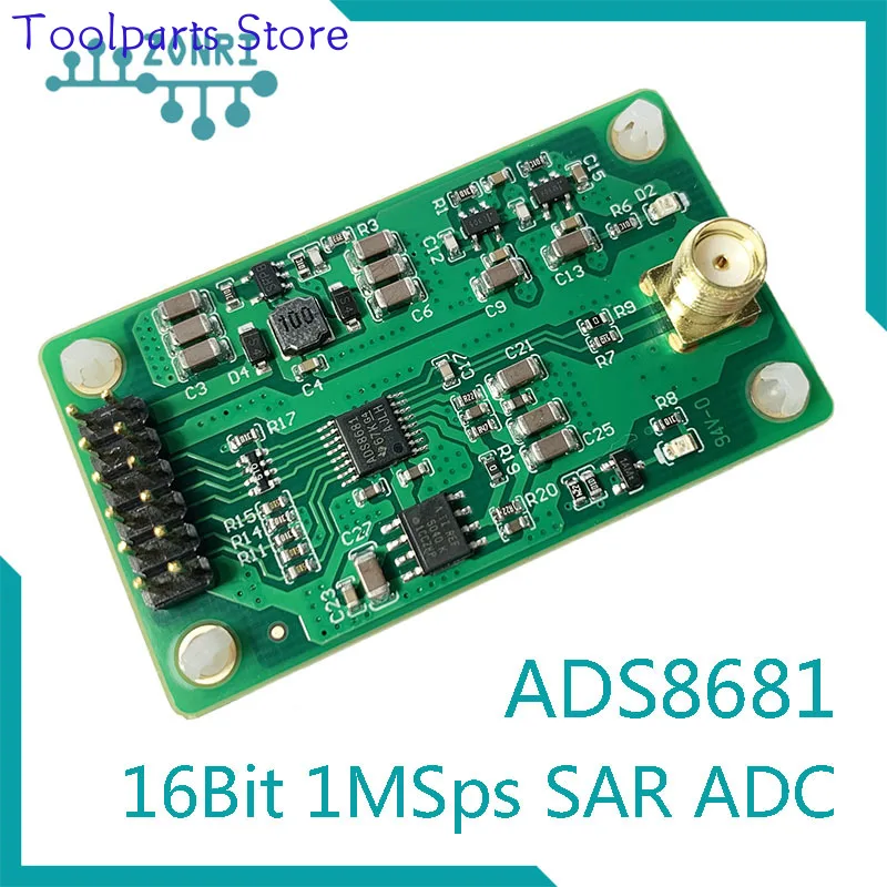 ADS8681 16 бит 1Msps модуль САР ADC один биполярный 2 56-12 288 в вход