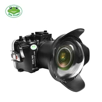 seafrogs waterproof diving housing case with glass dome port for canon eos r5 camera underwater diving photography equipment