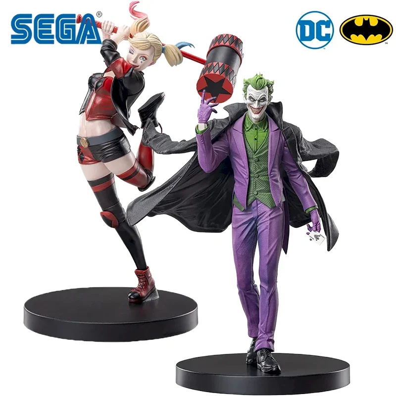 Фото В наличии SEGA PM DC ACT/CUT Джокер Харлин Квинзел 16.5/18 см ПВХ Аниме Фигурки Модель Коллекционная Игрушка №1