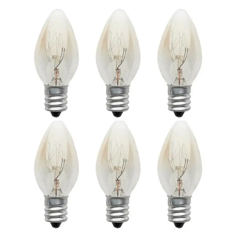 

NEW E12 15W Incandescent Lamp Filament Light Bulb Tungsten Bulb 120V Lamp Bulb For Home Decoration